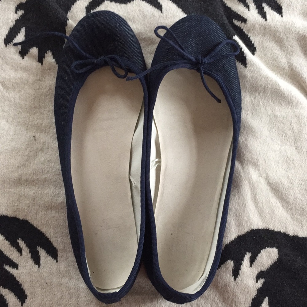 Gap ballet flat denim flats